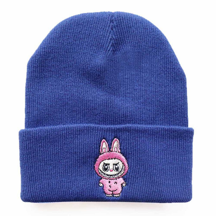 Wholesale Cartoon wool hat embroidered knit hat