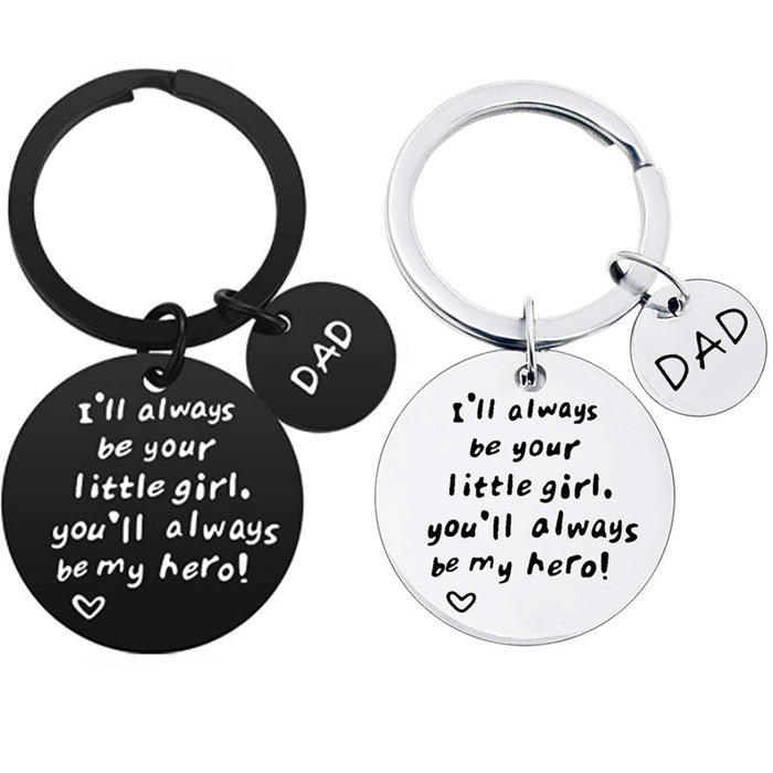 Wholesale Stainless steel keychain pendant gift metal keychain