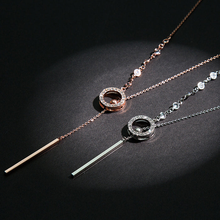 Wholesale Sweater chain women's long versatile simple pendant decorative chain necklace accessories