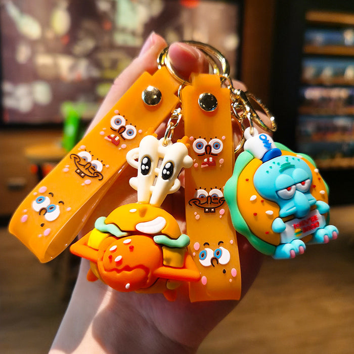 Wholesale Cute Doll Pendant Car Keychain Couple Bag Keychain