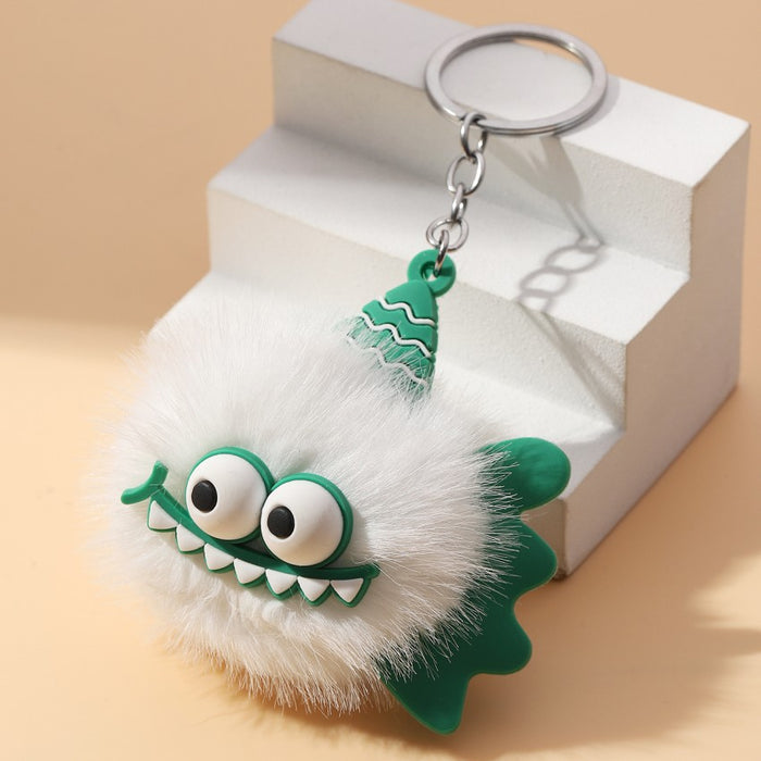 Wholesale Little Monster Plush Keychain JDC-KC-RongRui053