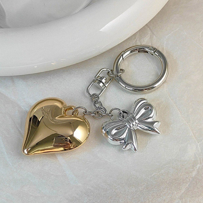 Wholesale Love Bow Alloy Keychain JDC-KC-Yux002