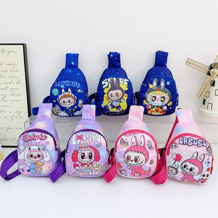 Wholesale Children' s Cartoon Printed Coin Purse Shoulder Bags