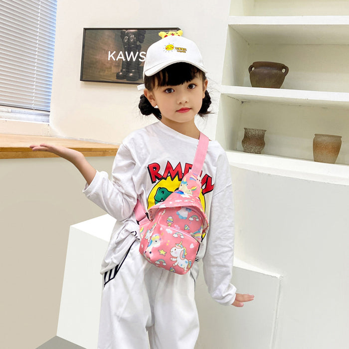 Wholesale Nylon Cartoon Style Children's Chest Bag Crossbody Bag Accessories Coin Purse JDC-SD-YuanDuo075