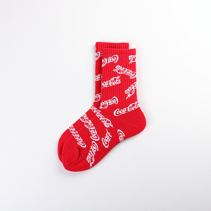 Wholesale Cartoon Polyester Mid Tube Socks (F) JDC-SK-JieQ001