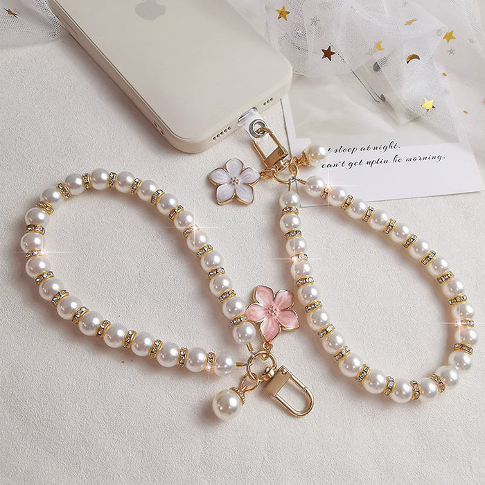 Wholesale Pearl Flower Keychain JDC-KC-Fushen002