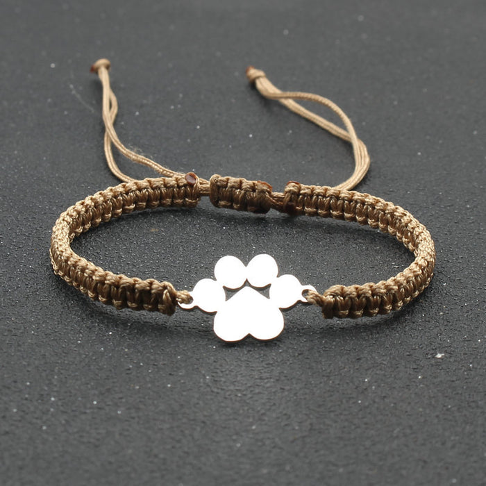 Wholesale Hand Woven Adjustable Bear Claw Bracelet JDC-BT-SX004