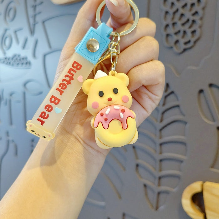 Wholesale Silicone Cartoon Doll Keychain JDC-KC-MingT202