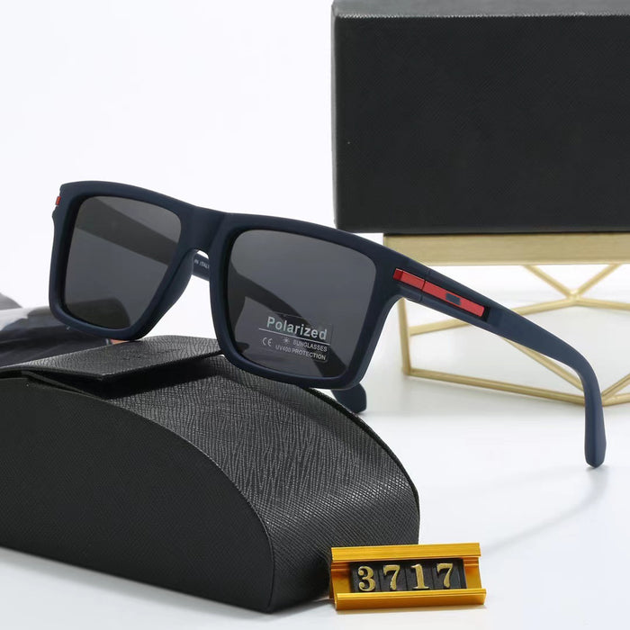 Wholesale Retro square men's polarized lens sunglasses, high-end and fashionable sunglasses