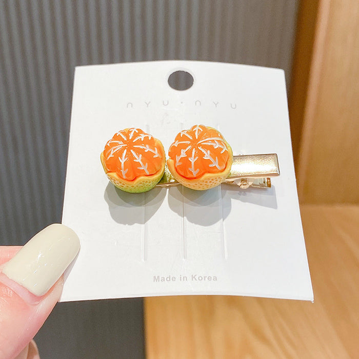 Wholesale  Cute Creative Orange Hairpin