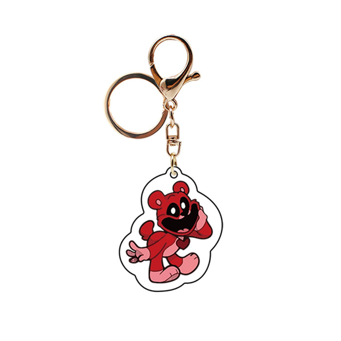 Wholesale Cartoon Smiling Animal Acrylic Keychains JDC-KC-HaoAn006