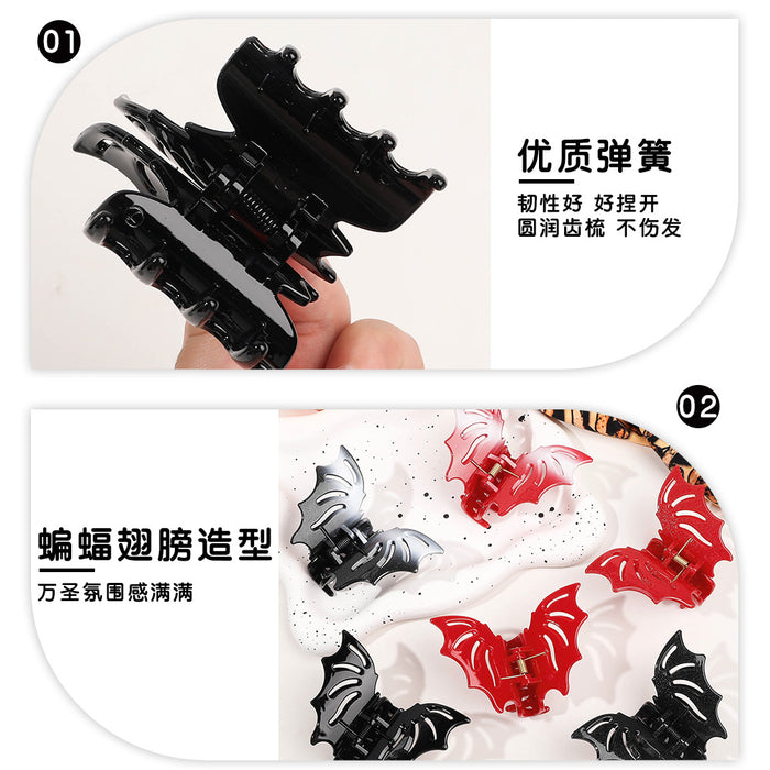 Wholesale  Bat Hair Claw Clip ABS Bat Gripper Hair Accessory Chic Funny Hair Clip For Women Boutique Resale Gift