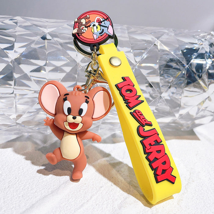 Wholesale Cartoon Silicone Doll Keychain JDC-KC-QiChao040