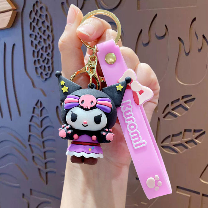 Wholesale PVC Cute Cartoon Doll Keychain JDC-KC-NLu007