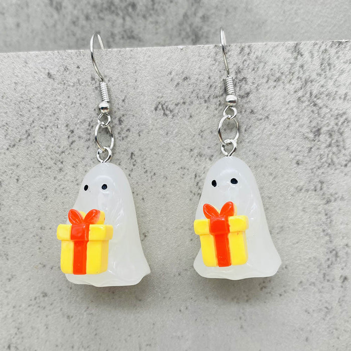 Wholesale  Earrings Ghost Pumpkin Corn Sugar Pendant Necklace  Christmas Jewelry