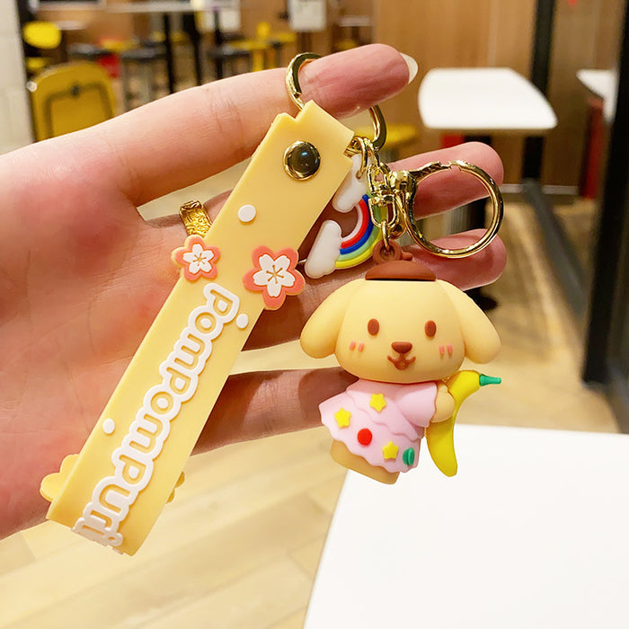 Wholesale PVC Cartoon Doll Keychain JDC-KC-NLu020