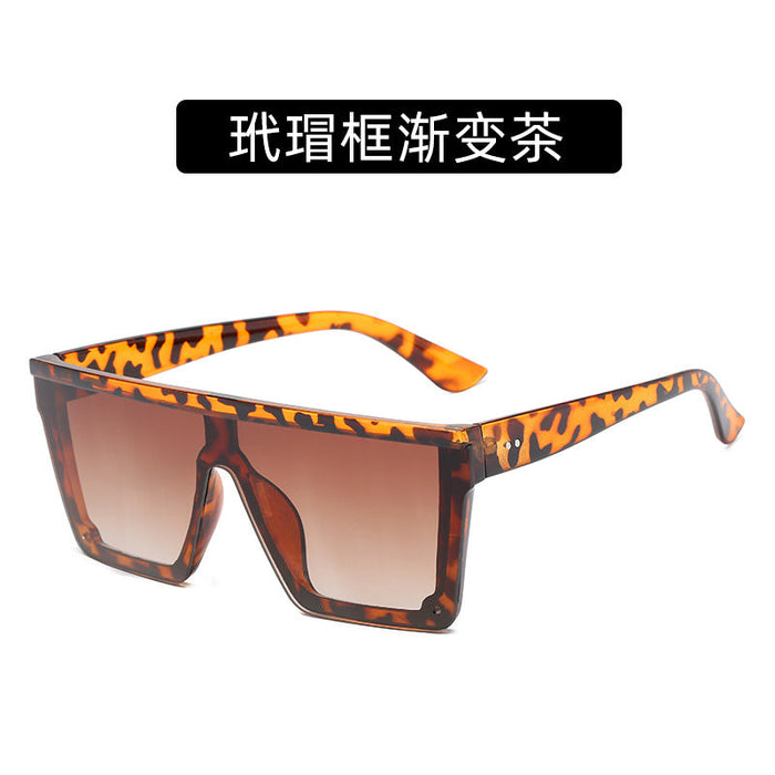 Venta al por mayor Cuadrado Clavos de arroz Lentes de una pieza Gafas de sol Male JDC-SG-XIA019
