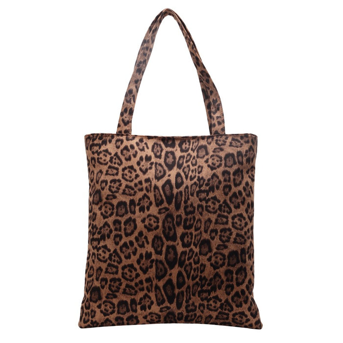 Wholesale Leopard print bag, large capacity versatile single shoulder commuting tote bag