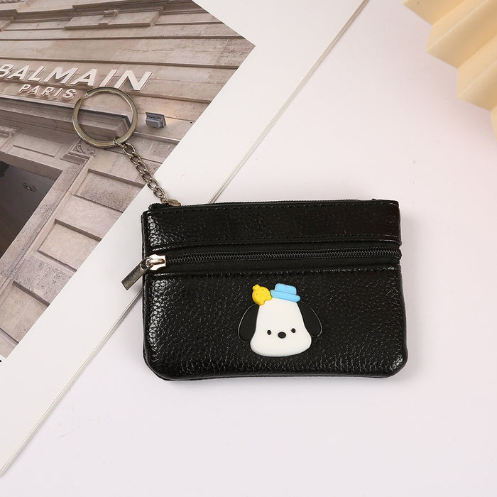 Wholesale Cartoon Cute PU Zipper Coin Purse Keychain JDC-KC-YiK009