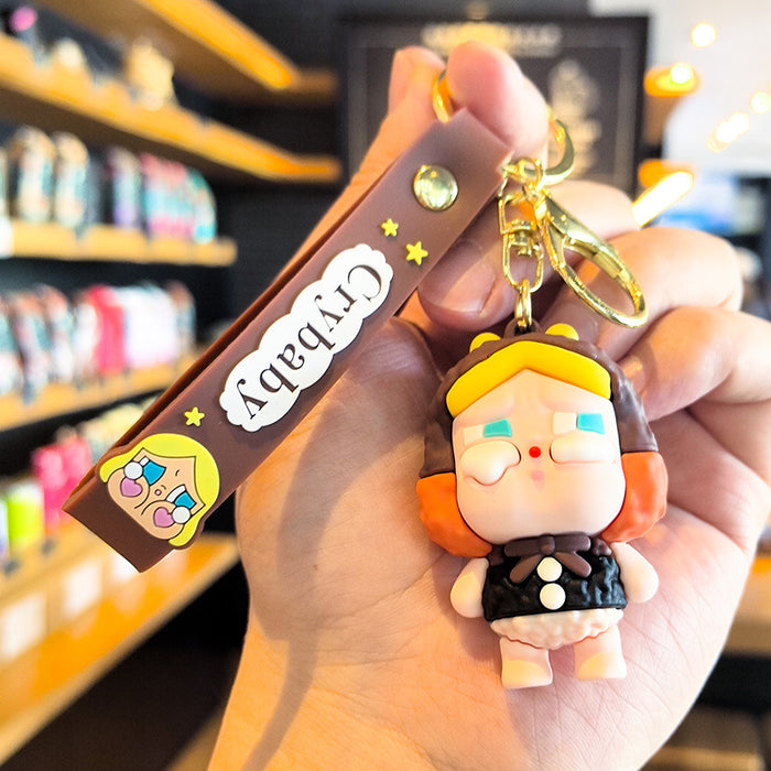 Wholesale  Silicone Keychain Cartoon Pendant Car Key Accessory
