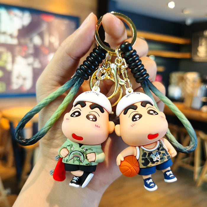 Wholesale Cartoon Doll Rubber Keychain JDC-KC-Tingm024