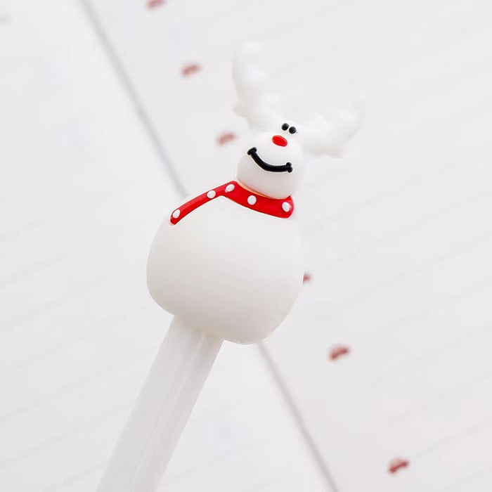 Wholesale Christmas gel pen carbon pen primary school student gift prize Christmas stationery gift water pen