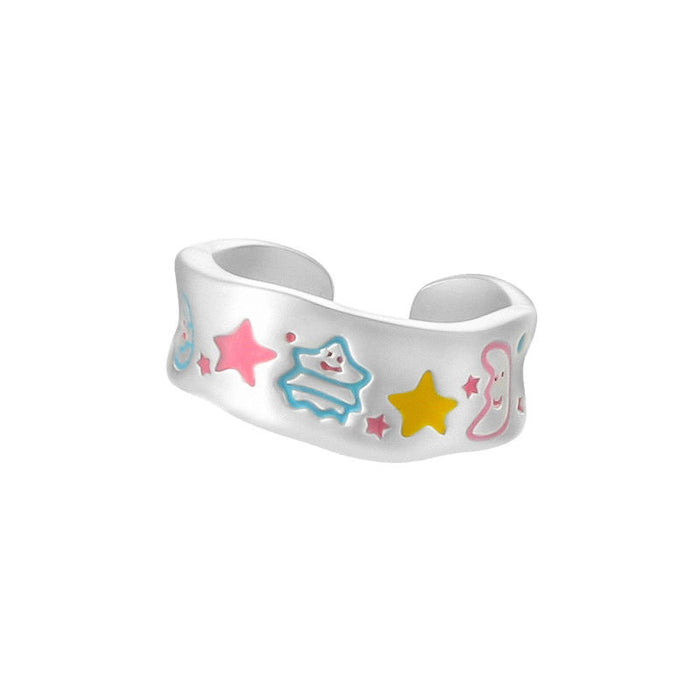 Wholesale Original Design New Pair Ring Three Piece Set Cute, Versatile, and Unique Cartoon Ring