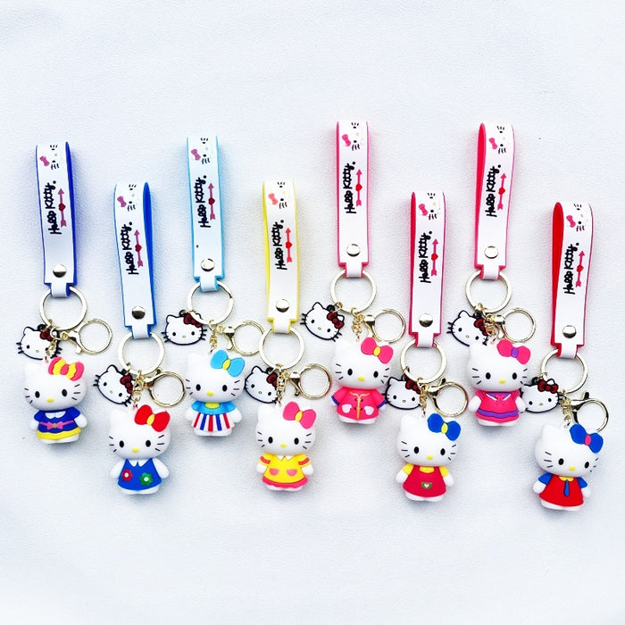 Wholesale PVC Cartoon Doll Keychain JDC-KC-WuYi029