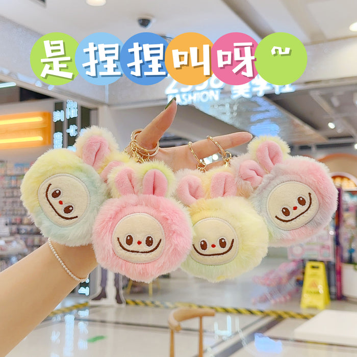 Wholesale Creative Squeaky Rab Cloth Pendant Plush Doll