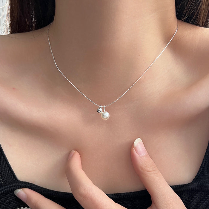 Wholesale S925 Silver  Necklace Women's  Clavicle Chain choker necklace