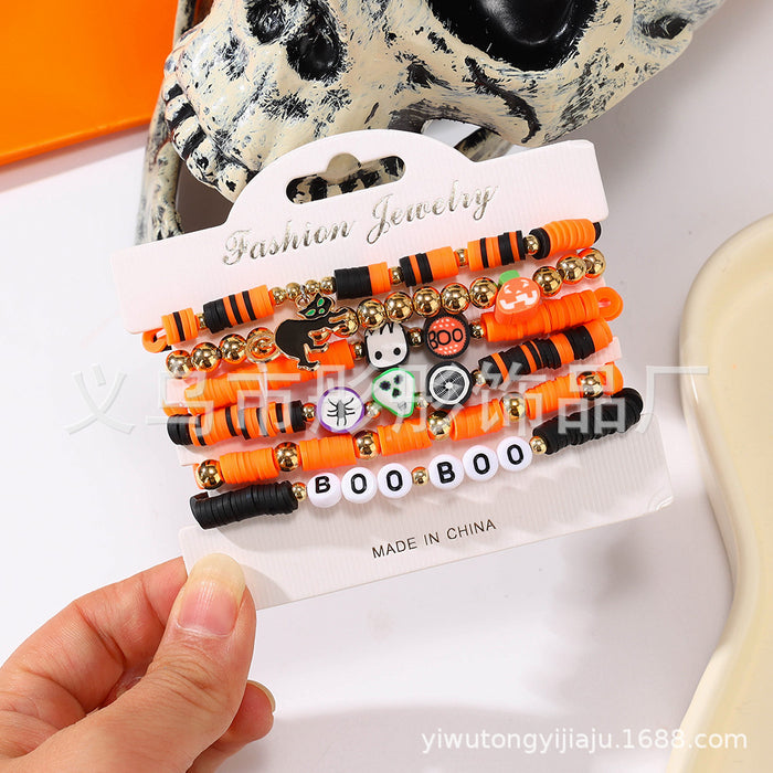 Wholesale  colorful soft y bracelet personality  niche bracelet suit