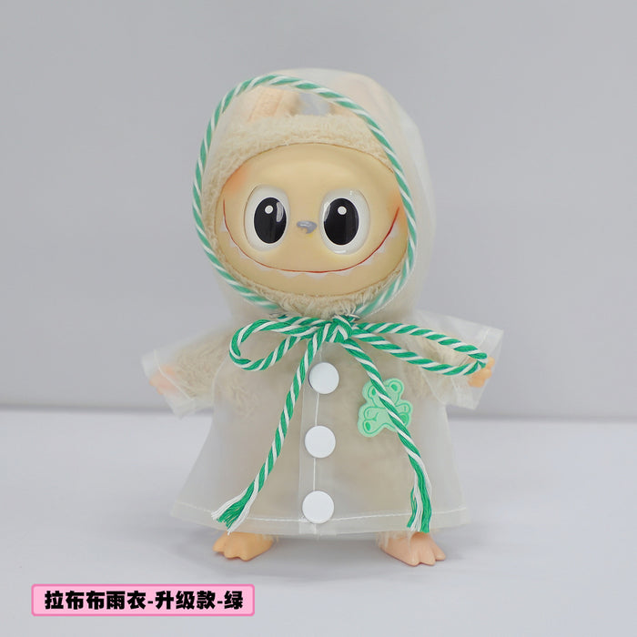 Wholesale Raincoat Dress-Up Dolls Waterproof Hooded Outwear Clothes  Pendant Doll Clothes