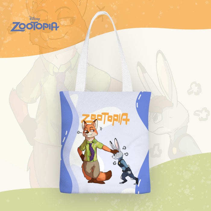 Wholesale Cartoon-patterned canvas shoulder bags