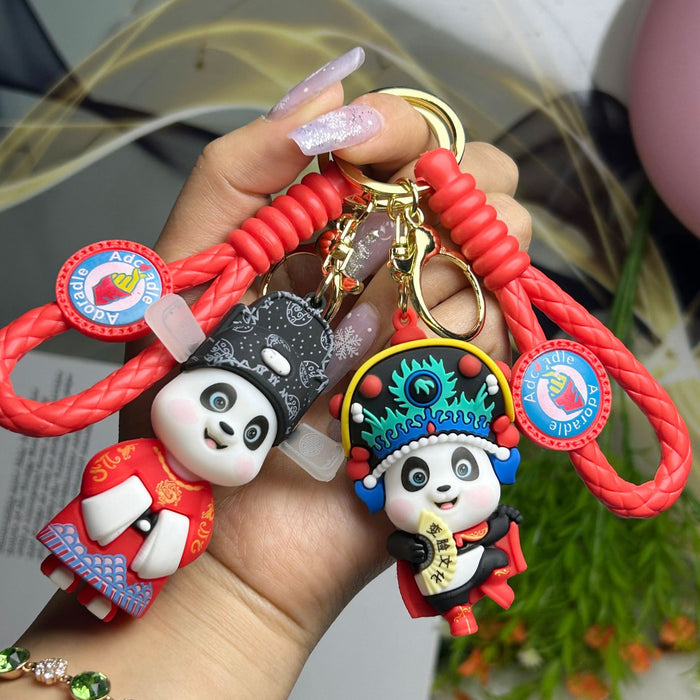 Wholesale  Panda Key Chain  Car Hanging Bag Accessories Keychain Pendant Doll Small Gift