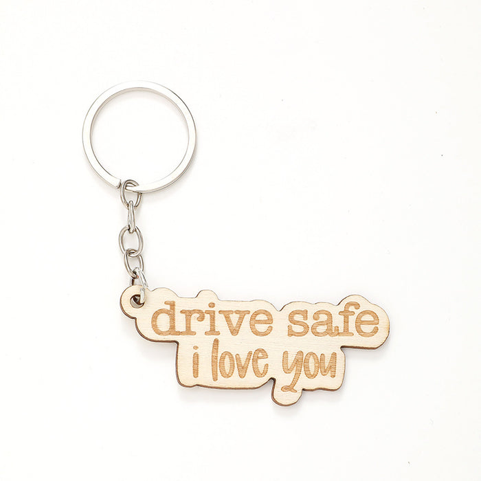 Wholesale Wooden Keychain Mother's Day JDC-KC-YiTian003