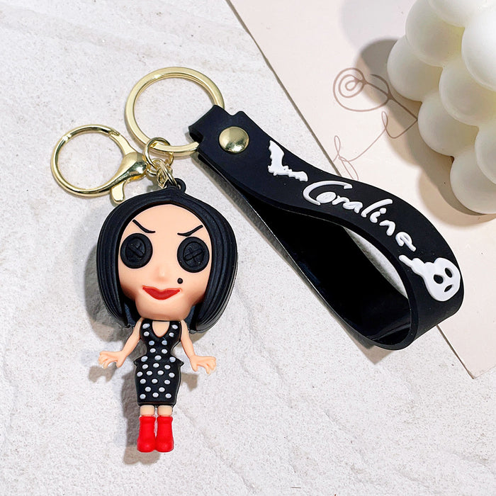 Wholesale Cartoon Doll PVC Keychain JDC-KC-Qiwei004