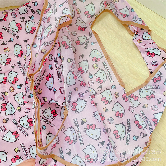 Wholesale Cute Large Capacity Eco-bag  Supermarket Shopping Bag Lightweight Cloth Bag Shoulder Bag