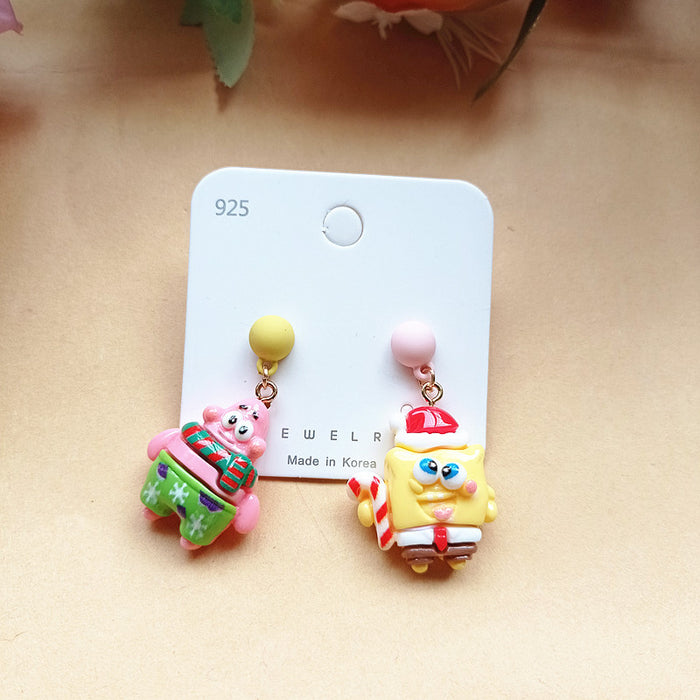 Wholesale Cute Cartoon Resin Earrings JDC-ES-Xiaox001