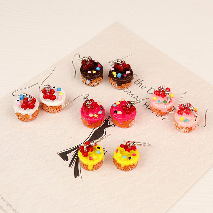 Wholesale Simulation Three-dimensional Jam Earrings JDC-ES-NiQing066