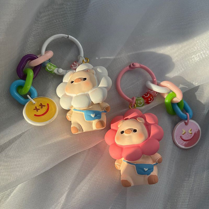 Wholesale Doll Pig Cute Keychain JDC-KC-LiY001