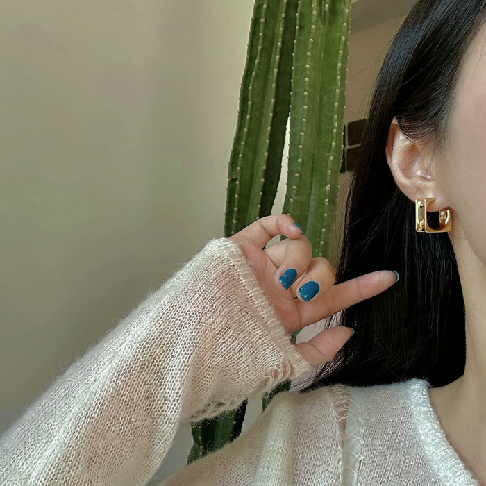 Wholesale Square Geometric Stud Earrings