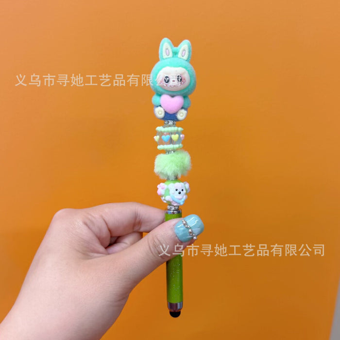 Wholesale DIY Cute Beaded Pen for Mobile Phones and Tablets Touch Screen Gel Ballpoint Pen