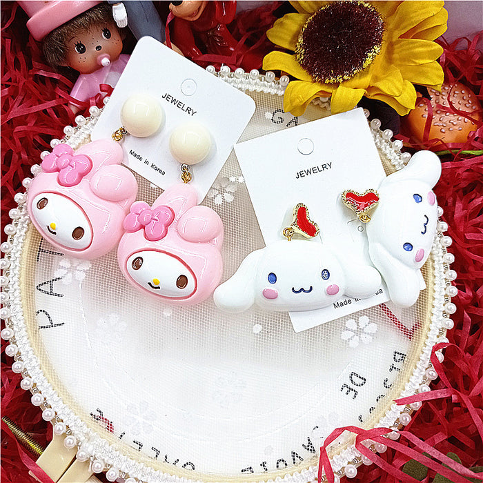 Wholesale Cartoon Resin Funny Earrings JDC-ES-Xingj053