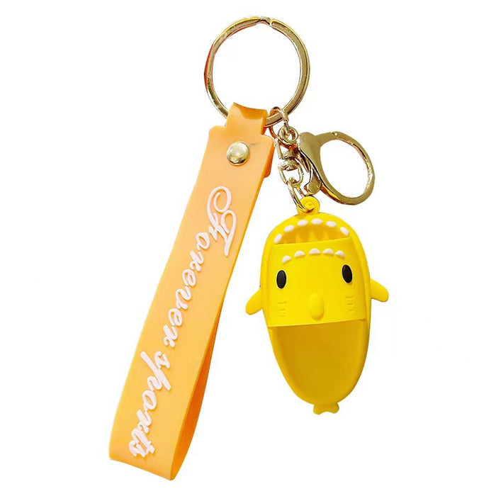 Wholesale Cute Shark Slipper Keychain