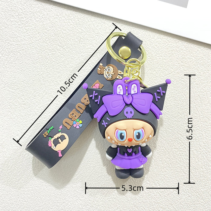 Wholesale Cute PVC 3D Cartoon Pendant Keychains