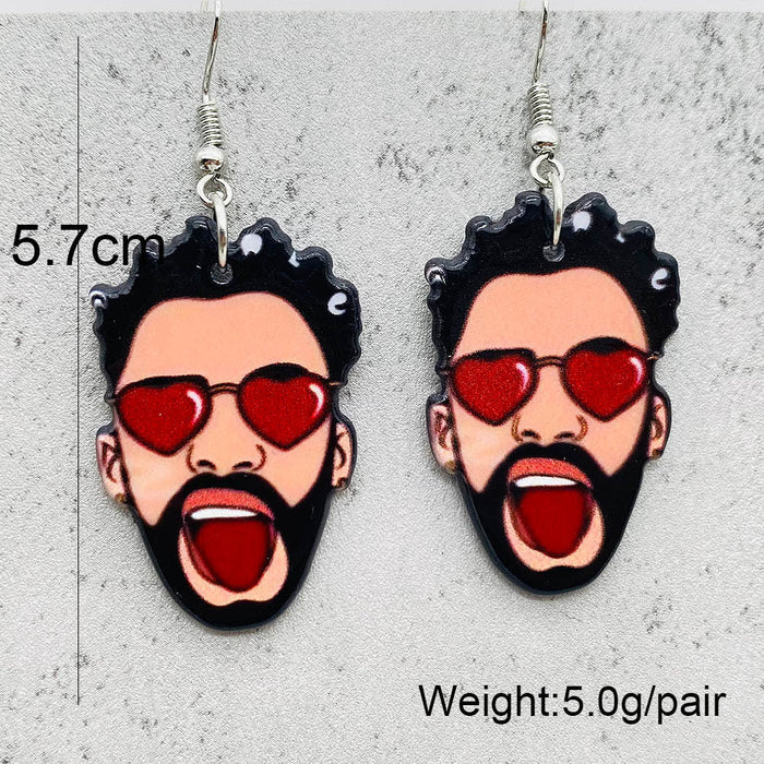 Wholesale  Horror Movie Earrings Figure Acrylic Earrings
