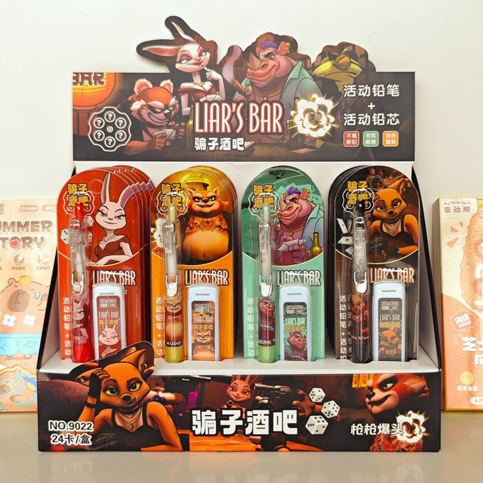 Wholesale Cartoon Automatic Pencil Set Combo Pack