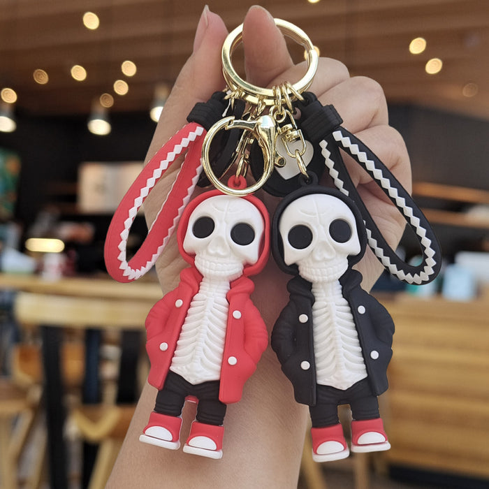 Wholesale Cartoon Silicone Doll Keychain JDC-KC-ZhuoRan030