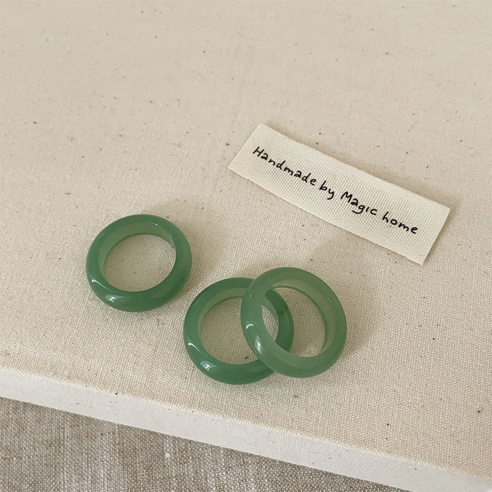 Wholesale Natural stone ring, niche personality, simple and versatile temperament, ring ring, ring