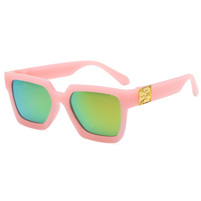 Wholesale Square Frame Children's PC Sunglasses JDC-SG-ZS005